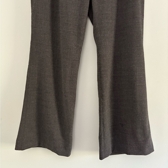 Ann Taylor Charcoal Crepe Melange Wool Signature Trousers Size 10 - Picture 6 of 12